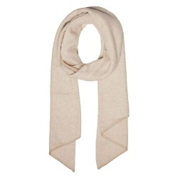 шал,ръкавици,шапки,и,шалове,pieces,pyron,lurex,long,scarf,moonbeam,detail,silver,lurex,(beige)