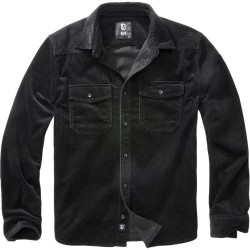риза,с,дълъг,ръкав,мъжки,ризи,brandit,corduroy,classic,long,sleeve,shirt,black