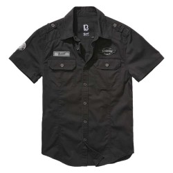 риза,с,къс,ръкав,мъжки,ризи,brandit,luis,vintage,short,sleeve,shirt,black