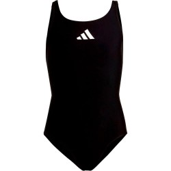 бански,костюм,детски,бански,костюми,adidas,3,bars,sol,st,swimsuit,black,(black,white)