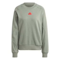 блуза,дамски,блузи,adidas,c,esc,lo,crew,sweatshirt,silver,green,(green)