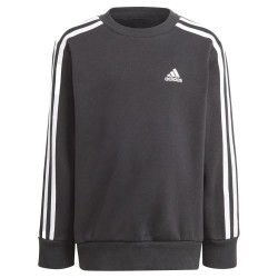 поларена,блуза,детски,блузи,adidas,lk,3s,fleece,sweatshirt,black,(black,white)