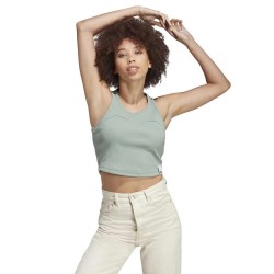 потник,дамски,топове,adidas,lng,rib,sleeveless,top,silver,green,(green)