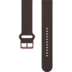 други,аксесоари,polar,20,mm,silicone,strap,brown,(silver)
