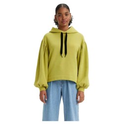 суичър,дамски,блузи,levi´s,®,akane,rusched,hoodie,moss,(yellow)