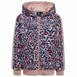 блуза,детски,блузи,hummel,leonora,full,zip,sweatshirt,pink,(woodrose)