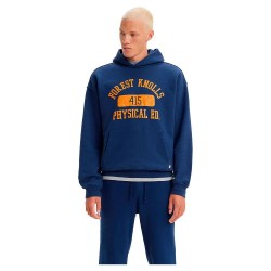 суичър,мъжки,пуловери,levi´s,®,gold,tab,hoodie,blue,(medieval,blue)