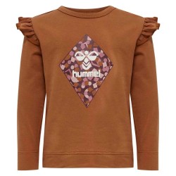 тениска,детски,тениски,hummel,cilja,long,sleeve,t,shirt,brown,(sierra)