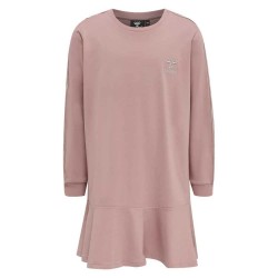 рокля,дамски,поли,и,рокли,hummel,evelyn,long,sleeve,dress,pink,(woodrose)