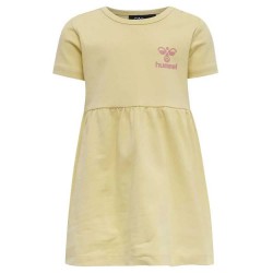 Рокля Hummel Iris short sleeve dress - Yellow (Italian Straw) рокля,дамски,поли,и,рокли,hummel,iris,short,sleeve,dress,yellow,(italian,straw)