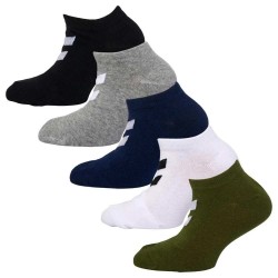 чорапи,детски,чорапи,hummel,match,me,short,socks,5,pairs,multicolor,(dark,olive)