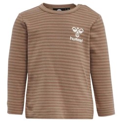 тениска,детски,тениски,hummel,mulle,long,sleeve,t,shirt,brown,(beaver,fur)