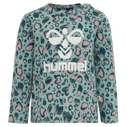 тениска,детски,тениски,hummel,sonja,long,sleeve,t,shirt,green,(mineral,blue)