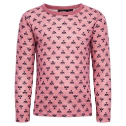 тениска,детски,тениски,hummel,vilmo,long,sleeve,t,shirt,deco,rose,(pink)