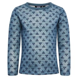 тениска,детски,тениски,hummel,vilmo,long,sleeve,t,shirt,stormy,weather,(blue)