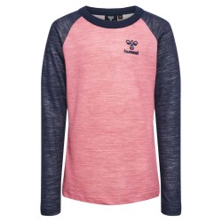 тениска,детски,тениски,hummel,wingo,long,sleeve,t,shirt,deco,rose,(pink)