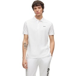 HUGO Donos222 10231467 01 short sleeve polo - White (Open White) мъжки,блузи,с,яка,hugo,donos222,10231467,01,short,sleeve,polo,white,(open,white)