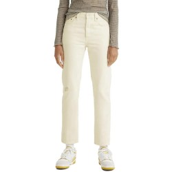 дънки,дамски,панталони,levi´s,®,501™,crop,jeans,z7309,white,destructed,(beige)