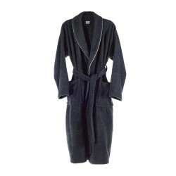хавлии,wellhome,wh0582,bathrobe,black,(grey)