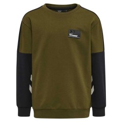 блуза,детски,блузи,hummel,edward,sweatshirt,green,(dark,olive)