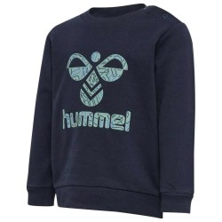 блуза,детски,блузи,hummel,lime,sweatshirt,blue,(black,iris)