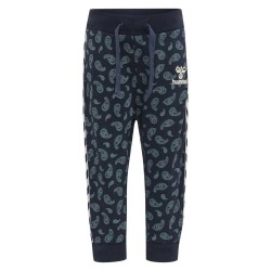 панталони,детски,панталони,hummel,paisley,pants,blue,(black,iris)