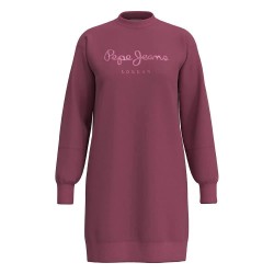 рокля,дамски,поли,и,рокли,pepe,jeans,lexie,long,sleeve,dress,pink