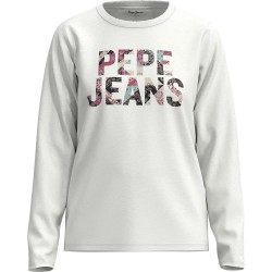 тениска,дамски,тениски,pepe,jeans,luna,long,sleeve,t,shirt,white,(white)
