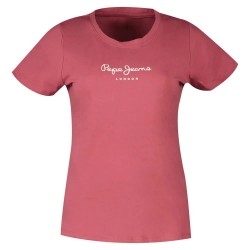 Тениска Pepe jeans New Virginia short sleeve T-shirt - Pink (Dark Blush) тениска,мъжки,тениски,дамски,тениски,pepe,jeans,new,virginia,short,sleeve,t,shirt,pink,(dark,blush)