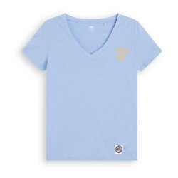 тениска,дамски,тениски,levi´s,®,graphic,perfect,vneck,t,shirt,blue,(levi´s,since,1873,hydrangea)