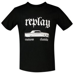 тениска,мъжки,тениски,replay,m6480,.000.22662g,short,sleeve,t,shirt,white