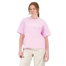 Тениска New balance AT Cotton short sleeve T-shirt - Pink (Lilac Cloud) тениска,дамски,тениски,new,balance,at,cotton,short,sleeve,t,shirt,pink,(lilac,cloud)