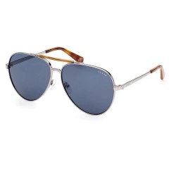 слънчеви,очила,слънчеви,очила,guess,gu5209,polarized,sunglasses,shiny,gunmetal,(silver)