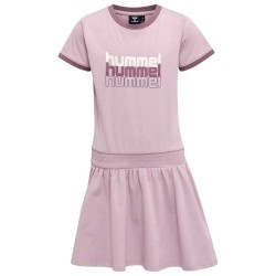 Рокля Hummel Cloud short sleeve dress - Pink (Dawn Pink) рокля,дамски,поли,и,рокли,hummel,cloud,short,sleeve,dress,pink,(dawn,pink)