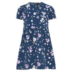 рокля,дамски,поли,и,рокли,hummel,happy,short,sleeve,dress,blue,(sargasso,sea)