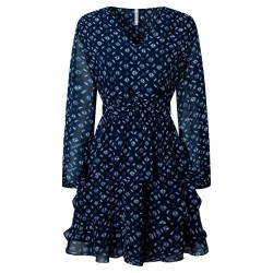 рокля,дамски,поли,и,рокли,pepe,jeans,eyra,long,sleeve,dress,blue