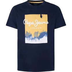 тениска,мъжки,тениски,pepe,jeans,roslyn,short,sleeve,t,shirt,blue,(dulwich)
