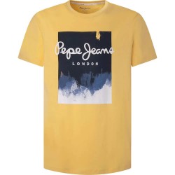 тениска,мъжки,тениски,pepe,jeans,roslyn,short,sleeve,t,shirt,shine,(yellow)