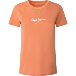 тениска,дамски,тениски,pepe,jeans,wendy,short,sleeve,t,shirt,peach,(orange)