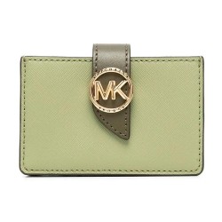 портфейли,и,портмонета,michael,kors,xs,acordian,wallet,brown,(sage,multi)