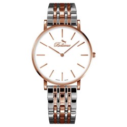 Часовник Bellevue E105 woman watch - Golden (Gray / White / Mineral) часовник,часовници,bellevue,e105,woman,watch,golden,(gray,white,mineral)