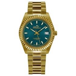 Часовник Bellevue I18 woman watch - Golden (Golden / Green / Mineral) часовник,часовници,bellevue,i18,woman,watch,golden,(golden,green,mineral)