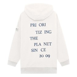 Блуза Ecoalf Puglia sweatshirt - White (Antartica) блуза,дамски,блузи,ecoalf,puglia,sweatshirt,white,(antartica)