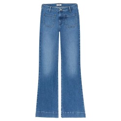 Дънки Wrangler W2334736Y Flare jeans - Blue (Raven) дънки,дамски,панталони,wrangler,w2334736y,flare,jeans,blue,(raven)