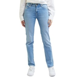 дънки,дамски,панталони,lee,marion,straight,fit,jeans,blue,(rushing,in,light)