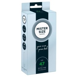 хигиена,тяло,mister,size,smooth,extra,fine,size,47,condoms,10,units,clear,(clear)