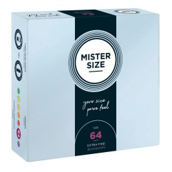 хигиена,тяло,mister,size,smooth,extra,fine,size,64,condoms,36,units,clear,(clear)