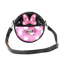 чанта,всички,чанти,karactermania,disney,minnie,handbag,pink,black,(pink)