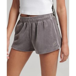 къси,панталони,дамски,панталони,superdry,code,sl,velour,shorts,grey