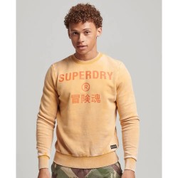 блуза,мъжки,пуловери,superdry,vintage,corp,logo,sweatshirt,dried,clay,brown,(brown)